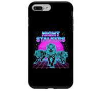 Night Stalkers Retrowave Synthwave 80s Tiger Prowl Case for iPhone 7 Plus/8 Plus