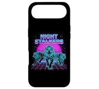 Night Stalkers Retrowave Synthwave 80s Tiger Prowl Case for iPhone Air