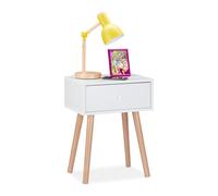 Relaxdays Night Stand with Drawer