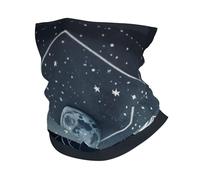 Night Stars And Moon Court Abstract Women Men Magic Headband Windproof Headscarf Breathable Headwear For Outdoor Running Fishing