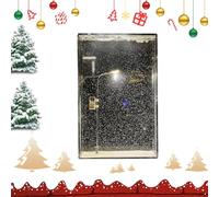 Night Street Lamp Christmas Snow Scene Light DIY Materials, Snow Tales Snowy Street Light Lamp, SnowTales Lamps, Unique Holiday and Winter Desk Decoration(1pcs)