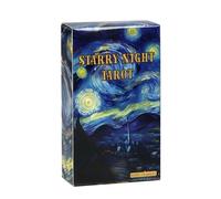 Night Tarot Oracle Card Deck with 78 Moonlit Illustrations, Spiritual Divination Game for Intuitive Guidance and Self Discovery, Portable Card Set for Meditation Desktop Play and Mystical Exploration