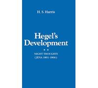 Night Thoughts (Jena 1801-1806) (Hegel's Development)