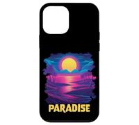 Night Time Beach Vacation Palm Trees Water Paradise Case for iPhone 12 mini