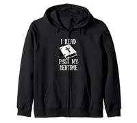 Night-Time Bible Reader I Read Past My Bedtime Prayer Zip Hoodie