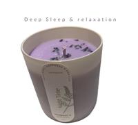 Night Time Candle 36cl | Organic Lavender Plant Based Coconut Blend | Sleep Candle | Encourages Relaxation & deep Sleep | 100% Natural Aromatherapy Candle