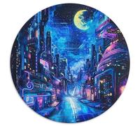 Night View 1000 Piece Jigsaw Puzzle for Kids And Adults Fantasy Style Colourful Jigsaws Challenge Games Great Gift 1000pcs (67.5x67.5cm)