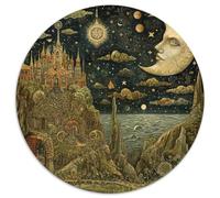 Night View 1000 Piece Jigsaw Puzzle for Women, Men Fantasy Style Colourful Jigsaws Challenge Games Great Gift 1000pcs (67.5x67.5cm)
