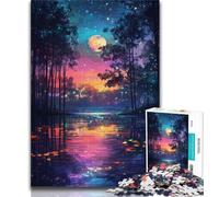 Night View 1000 Piece Jigsaw Puzzles for Adults Gifts,Challenging To Complete But Fun And Humorous Unique Home Decor And Gifts (50x75cm)
