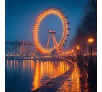 Night View DIY Diamond Art Kits Adults, Diamond Painting for Wall Decor, City 5D Round Full Drill Crystal Art Kits, Cross Stitch Embroidery Crafts Pictures for Adults Beginners, Gifts, 20x20in 5-9648