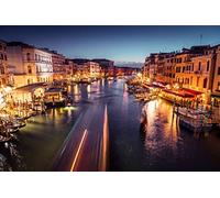 Night View of The Grand Canal in Venice DIY 5D Diamond Painting by Number Unique Kits Home Wall Decor Crystal Rhinestone Wall Decor