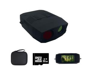 Night Vision Binoculars 4K 60MP, 5000mAh Rechargeable 8X Digital Infrared Goggles with 3" HD LCD, Visible 500M in Darkness Scope 32GB TF Card for Hunting Hiking