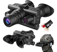 Night Vision Binoculars, 4K Recording with 8X Digital Zoom, 40MP Photos, 1968ft Viewing Range, Infrared Goggles with Tactical Light and 32G SD Card