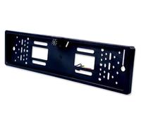 night vision camera with Front View Camera Backup Car Rear License Plate Frame Waterproof Night Vision Reverse 4 Or 8 LED Light Monitor(A)