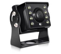 night vision camera with Front View Camera Backup Car Rear License Plate Frame Waterproof Night Vision Reverse 4 Or 8 LED Light Monitor(Aviation head)