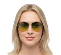 Night Vision Glasses - 200g Weight PC Material, Ergonomic Sun Glare Reducer, Yellow Lens Eyewear | Evening Commute Visual Clarity, Foggy Weather Driving Support, Bright Sunlight Eye Protection