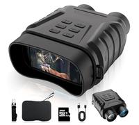 Night Vision Goggles, 4K Infrared Night Vision Binoculars for Adults, 3"Large Screen, 8X Digital Zoom, Powerful Focusable IR Light, 32GB Card to Save Photos and Videos for Camping, Hunting & Security