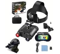 Night Vision Goggles Binoculars, Infrared Night Vision Binoculars for Adults with 32GB TF Card 2.7"Large TFT Screen 1080P HD Night Binoculars Scopes for Hunting Stargazing Surveillance