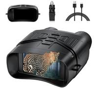 Night Vision Goggles for Hunting, Stargazing, Traveling and Hiking with Type-C Cable, 4K Infrared Night Vision Scope Military, Anti-Shake Motion Detection