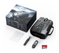 Night Vision Goggles for Men, 4" Night Vision Binoculars, 10X Magnification 7-Level Infrared with Illumination and A 5000mah Battery for Camping