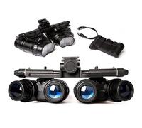 Night Vision Goggles For Tactical Hunting Cosplay GPNVG18 Helmet Mount Set-Four-Tube Binocular Tactical Hunting Dummy Night Vision Goggle GPNVG 18(Black)