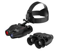 Night Vision Goggles Head Mounted, Rechargeable Hands Free Night Vision Binoculars for Helmet, 984FT Infrared Night Vision Binoculars for Hunting, Binoculars can Save Photo and Video with 32GB TF Card