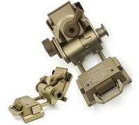 Night Vision Goggles Mount for PVS14/15/18, Adjustable Aluminum Helmet Mount with Modular Interface for CS Games