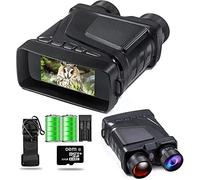 Night Vision Goggles Night Vision Binoculars Device 1080P HD 850nm Infrared 5X Digital Zoom Telescope Goggles Outdoor Camping Full Dark 300m for Hunting Camping and Wildlife Observation(R12 Battery Ve
