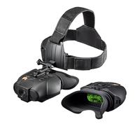 Night Vision Goggles - Nightfox Swift Max Head Mounted Night Vision Binoculars, Wide Angle 1x Lens NVG, USB-Rechargeable, Close-Quarters Military-Style Infrared Binoculars for Adults, NVG