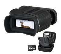 Night Vision Goggles - Nightfox Whisker, Adjustable 1-10x Optical Zoom, 275m Range, Records Video & Audio, USB-Rechargeable, 32GB Memory, Digital Infrared Binoculars for Adults