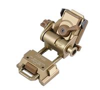Night Vision Goggles NVG Mount for L4G24 Metal Helmet Mount,Rhino Mount Full Metal Tactical Helmet Mount CNC PVS15/18 Sand Color