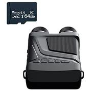 Night Vision Goggles R12 5X 1080P HD Night Vision Binoculars Level 7 Infrared Digital Zoom Telescope Night Goggles for Camping Surveillance for Hunting Camping and Wildlife Observation(With 64G card)