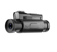 Night-Vision Monocular 4K HD 28X Zoom, WiFi Infrared 8-Hour Battery Outdoor Hunting Wildlife Observation Device (Black)