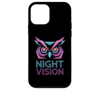 Night Vision Owl Retro Synthwave Vaporwave Case for iPhone 12 mini