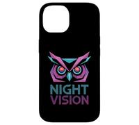 Night Vision Owl Retro Synthwave Vaporwave Case for iPhone 14