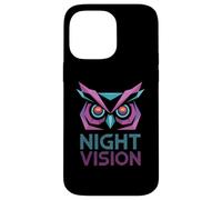 Night Vision Owl Retro Synthwave Vaporwave Case for iPhone 14 Pro Max