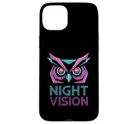 Night Vision Owl Retro Synthwave Vaporwave Case for iPhone 15 Plus