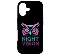 Night Vision Owl Retro Synthwave Vaporwave Case for iPhone 17
