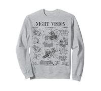 Night Vision Vintage Military Optical Combat Sight Patent Sweatshirt