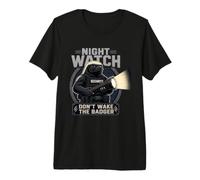 Night Watch Honey Badger Security Guard Tactical Animal Premium T-Shirt