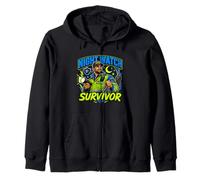 Night Watch Survivor Security Guard Duty Zip Hoodie