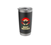 Night Watcher Mothman Cryptid Horror Sunset Stainless Steel Insulated Tumbler