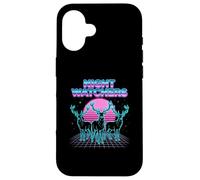 Night Watchers Stags Retrowave Synthwave 80s Deer Case for iPhone 16