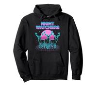 Night Watchers Stags Retrowave Synthwave 80s Deer Pullover Hoodie