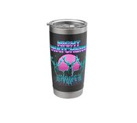 Night Watchers Stags Retrowave Synthwave 80s Deer Stainless Steel Insulated Tumbler