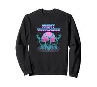 Night Watchers Stags Retrowave Synthwave 80s Deer Sweatshirt