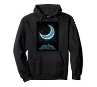 Night Wolves Moon Wilderness Song Pullover Hoodie