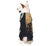 Night Woods Pet Clothes for Dogs - Soft and Warm Dog Hoodie Sweater, Suitable for Small and Medium-Sized Dogs and Cats,Black