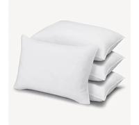 Night Zone Bounce Back Pillows 4 Pack Anti Allergy Neck Pillow Soft Filled Side Sleepers Pillow Easy Support Pillow Pairs (Bounce Back Pillows 4 Pack)