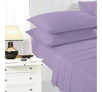 Night Zone Easy Care Polycotton Platform Base Valance, Lilac, Double